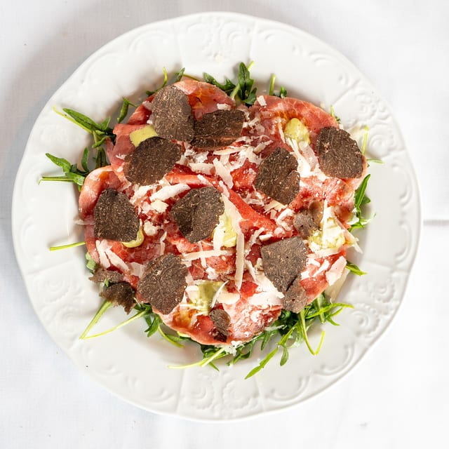 Beef Carpaccio.