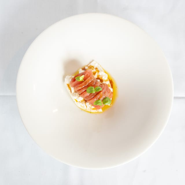 Tonno & Burrata Plate.